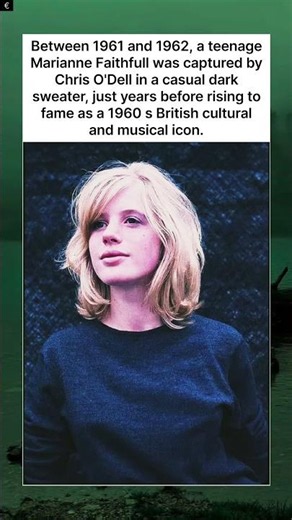 1961–62: Rare Teen Photo of Marianne Faithfull Before She Became a 1960s Music Icon