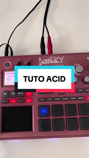 Tuto Acid sur korg #acid #korg #electribe #tuto #fyp
