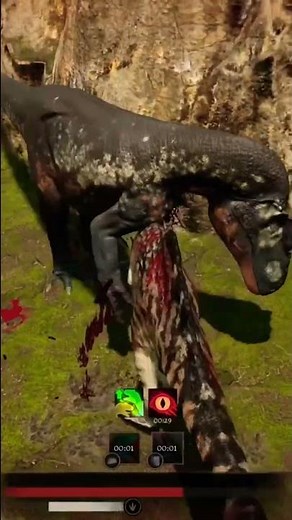 CONCAVENATOR VS. ALLOSAURUS | Who Will Win the Fight ?. (Path Of Titans) #shorts