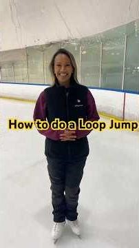In this video, Joan shows how to do a loop jump from the beginning! #figureskating #iceskating