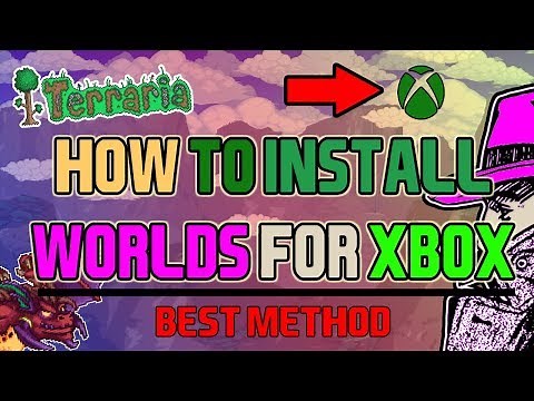 How To Get Terraria All Items Map For Xbox 360 And Xbox ONE (NEW WORKING METHOD)