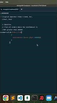 Part 3- Logical operator in mongodb #mongodb #coding #mongodbtutorial #programming