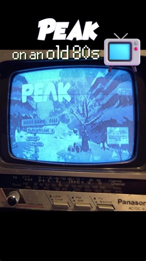 Experiencing Retro Gaming on a 1984 Panasonic TV