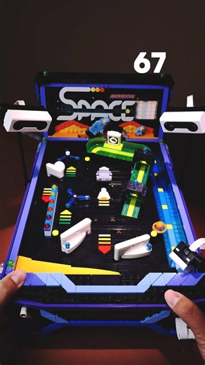 I “smartified” the latest LEGO pinball machine with SPIKE modules… #lego #legomoc #pinball