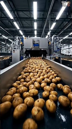 How African Farmers Turn Fresh Potatoes Into Crispy Chips | Modern Chips Factory Process