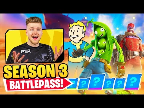*NEW* SEASON 3 BATTLE PASS IN FORTNITE!