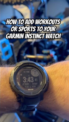 How to add activity to your Garmin Instinct watch #garmin #garminwatch #garmininstinct #smartwatch