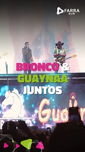 En el multiverso 😜 el gigante de América y el Guaynabichi están cantando este temazo de farras: Rebota. Así se puso de fuerte el escenario con la presentación de Bronco al invitar a Guaynaa al escenario ¡Inesperado! 🔥 #Bronco #Gauynaa #RadioFarra #latam | Radio Farra