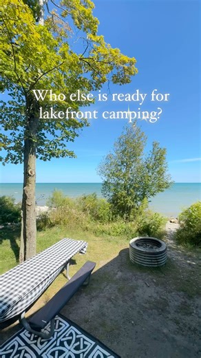 Sleepy Adventure on Instagram: "Who else is ready for lakefront camping? This is Harrisville State Park on the eastern lakeshore of Lake Huron in the beautiful state of Michigan. The views and water sports on Lake Huron are outstanding! Who needs the ocean when you have water this gorgeous! . . #summer #lakefront #lakefront #greatlakes #lakehuron #michigan #michiganstateparks #michiganbeaches #michigancamping #puremichigan #michigram #instagramers #rv #rvlife #rvlifestyle #rvfamily #rvcamping #c