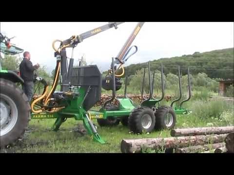 Remorca forestiera FARMA CT 7.00 - 14 WD