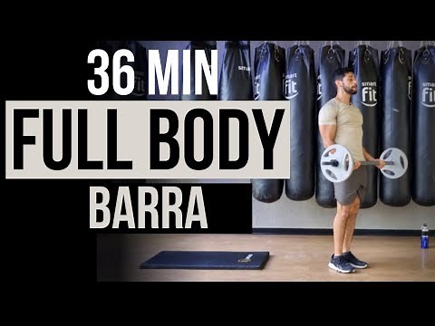 Intense 30-Minute Full-Body Barbell Workout at Home | Barbell Exercises | AMRAP
