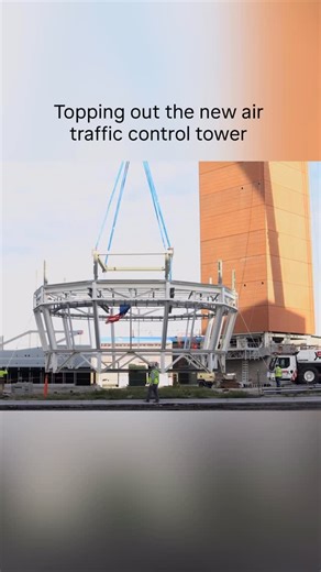 Walsh Construction has topped out the new air traffic control tower at Marine Corps Air Station Cherry Point, North Carolina. The control tower will modernize aviation capabilities, providing Marines and civilians with an advanced, mission-optimized workspace that enhances security, operational reliability, and efficiency. Video credit: (U.S. Marine Corps - Lance Cpl. Emma Powell) | The Walsh Group