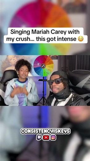 Mariah Carey singing challenge with crush WENT WRONG 😳 #challenge #crush #viral