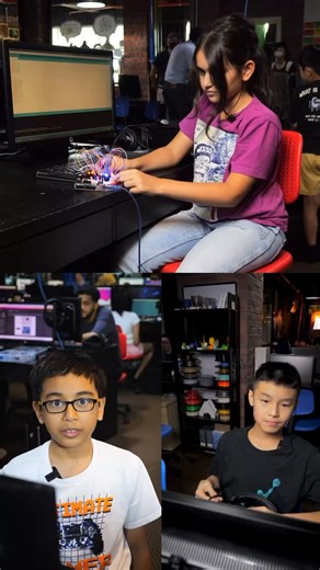 Three students. Three projects. One learning mindset. From electronics to Python coding to web development… Kidocode students don’t just learn they build and explain their ideas🤞🏻😍💪🏻 #kidocode #codingforkids #creativelearning #stemeducation #electronics #python #html | Kidocode