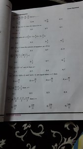 If \frac{5x-4}{8} - \frac{x-3}{5} = \frac{x 6}{3} then x= 1) \... | Filo