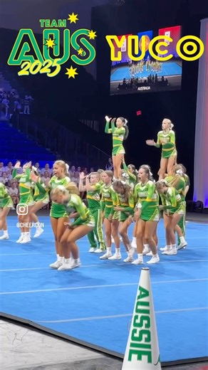 🇦🇺Team Australia - YUCO @ ICU championships #icu #australia #teamaustralia #florida #cheercon #championswearcheercon #icucheer #icuworlds2025 | CheerCon