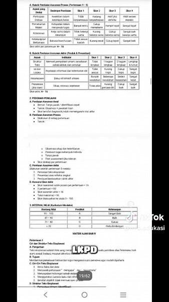 RPP Deep Learning Bahasa Indonesia untuk Kelas 7-9