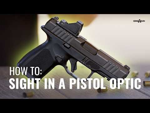 How to Zero a Pistol Optic | Quick & Simple Guide