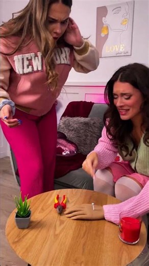 Hilarious Fake Hand Nail Prank! 🤣 #Shorts