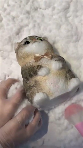 wow❤️Finally it's my turn to make a little cloth doll.#squishy #cat #diy#custom#handmade