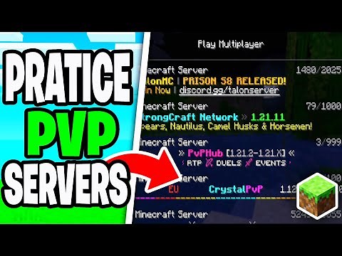 Top 5 Kitpvp Servers For Minecraft 1.21.11! - Java & Bedrock