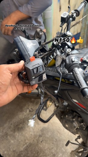 18K views · 105 reactions | N150 BS6 headlight switch modified And eye sticker Done  @pudupet_munavarelectrical 9884246006 #pudupet_munavarelectrical #n250 #chennai #pudupuda #biker #instagram | munavar electricals | Facebook