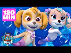 PAW Patrol Mermaid Rescues & Underwater Adventures! 🧜‍♀️🫧 w/ Skye | 2 Hours | Shimmer and Shine