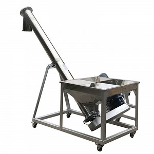 [Hot Item] Screw Feeder Stainless Steel Particle Powder Feeder Screw Vertical Elevator Horizontal Conveyor