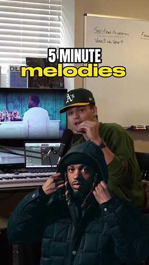 STUCK ON MELODIES? 👀 If you’re ever feeling stuck starting on a beat, try out this step by step process for getting a melody created in UNDER 5 MINUTES. 🗣️ #fyp #producer #producertok #howtomakebeats #sampling #raptok