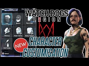 Watch Dogs Legion character Customisation - NEW UPDATE - Hair Beard And Tattoos