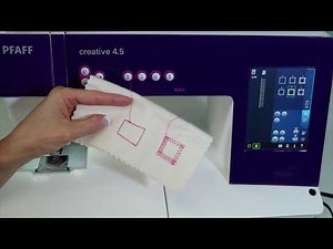 PFAFF creative 4.5 61 4-Way Directional Stitches