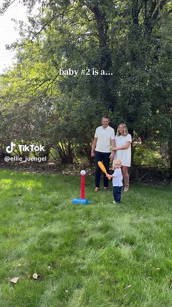 Baby #2 is a BOY — gender reveal announcement