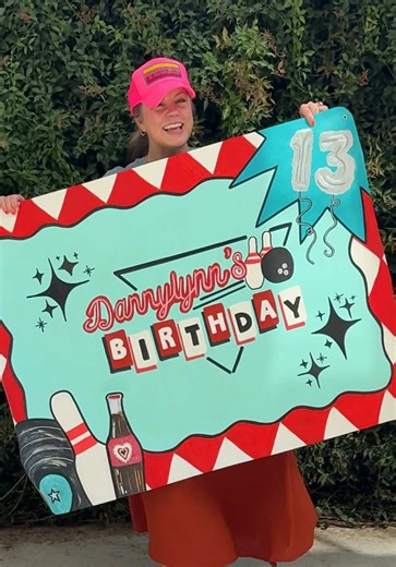 This week: 2 custom banners complete 8 cheer signs. ✅ Next week: 3 banners and a headpiece on the schedule plus some Halloween content! Excited to keep creating. What projects are you tackling? #andiincolor #bannerpainting #handpainted #creativeprocess #banner