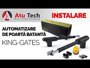 Cum instalăm singuri automatizarea de poarta batantă King Gates LINEARK40024