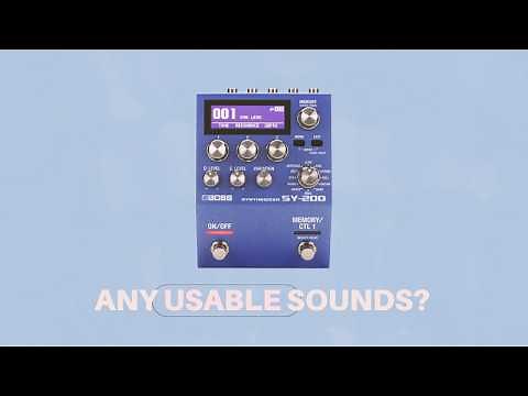 BOSS SY-200 // How to get great sounding synth tones