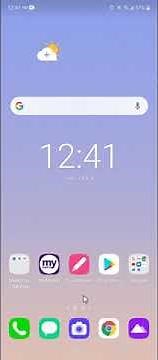 LG Stylo 6 Clock Widget - How to enable