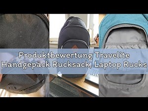 Produktbewertung Travelite Handgepäck Rucksack, Laptop Rucksack 15,6 Zoll, BASICS, Daypack, Tagesruc