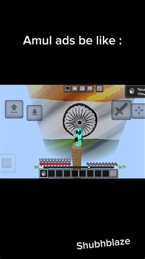 amul milk ad ne like in Minecraft #minecraft