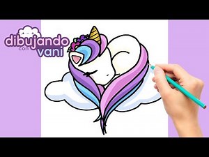 How to draw kawaii unicorn