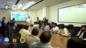 Alhamdulilah ! Lahore's Prominent Real Estate Dealers community gathered at Blue Town & Shenzhen City Canal Road Lahore head office for project development updates and new deals. Management of BGC - IGC Consortium welcome our dealer brothers and wish them all the best for future endeavours. | Blue Town Lahore