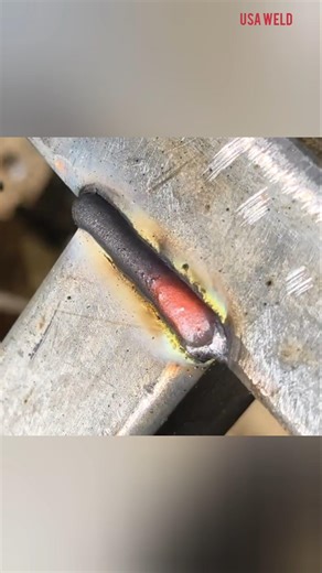 Mastering the Perfect Stick Weld Bead ⚡#StickWelding #WeldingLife #SMAW