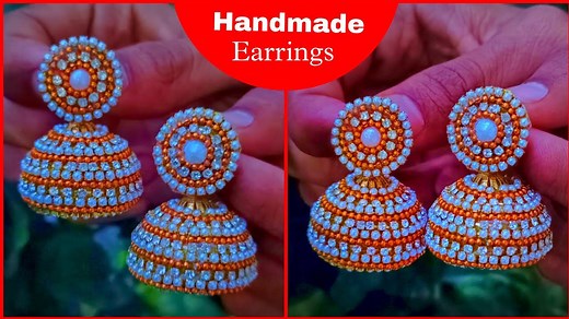 💖✨ DIY Silk Thread Earrings _ Handmade Earrings _ Crafts from Waste _ Mother’s Day Gift