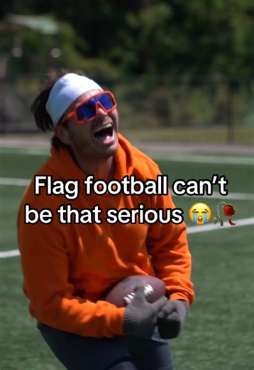 99% accuracy #skits #flagfootball #comedy #fyp #footballtiktok | flag football orange shirt