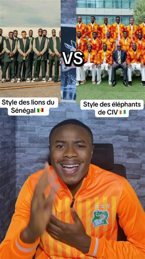 Style des lions du Sénégal vs éléphants de Côte d’Ivoire - Look comparatif