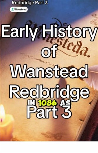 Wanstead begins not with a palace but with a man. From its Anglo-Saxon origins as “Wæna’s stede” to its rise as a powerful manor recorded in 1086, this episode explores the ridge above the Roding where one early settler carved out a home that would endure for over a thousand years. #Wanstead #Redbridge #LondonHistory #AngloSaxonEngland #historytok