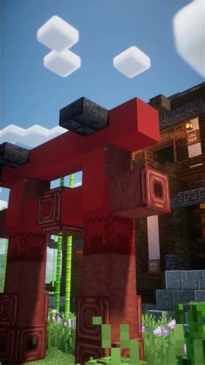 ✿ Easy Japanese Torii Gate Minecraft Tutorial ✿