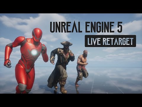 Unreal Engine 5 - Live Retargeting & Replacing Mannequin with Metahuman Or Custom Character!!!