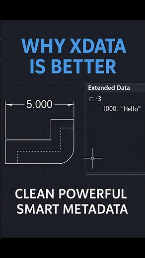 XData vs Attributes in AutoCAD | Smarter Metadata & Smart Selection