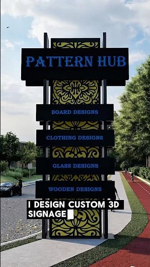 How can you design ur shop pylon Signage? #signage #signfabrication #signboard #pylon #signagemaker
