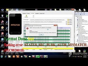 Lava iris 88 flashing error, STATUS_SEC_PUBK_AUTH_MISMATCH_N(0XC002001B).. [Solved] problem solved